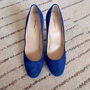 J.Crew Mona Blue Suede Pumps